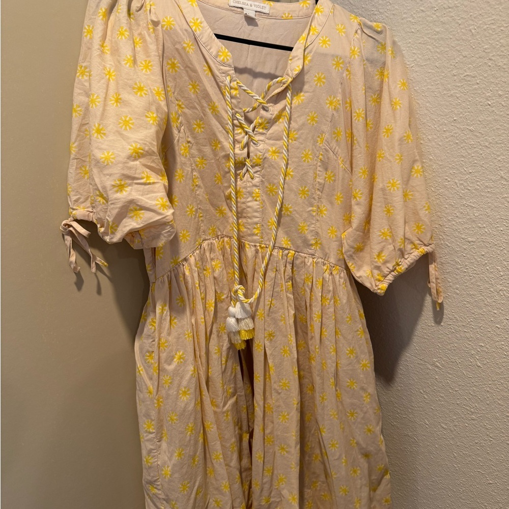 Floral Yellow Dress